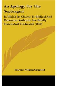 Apology For The Septuagint