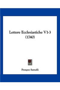 Lettere Ecclesiastiche V1-3 (1740)
