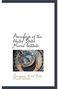 Proceedings of the United States Naval Institute