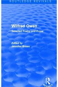 Wilfred Owen (Routledge Revivals)