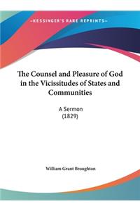 The Counsel and Pleasure of God in the Vicissitudes of States and Communities
