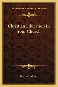 Christian Education in Your Church