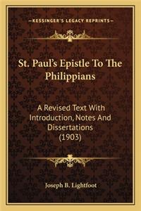 St. Paul's Epistle To The Philippians