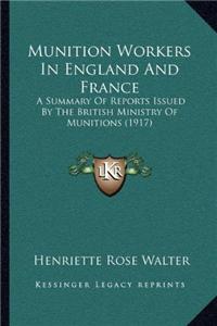 Munition Workers In England And France