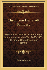 Chroniken Der Stadt Bamberg