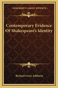 Contemporary Evidence Of Shakespeare's Identity