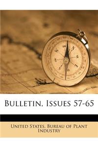 Bulletin, Issues 57-65