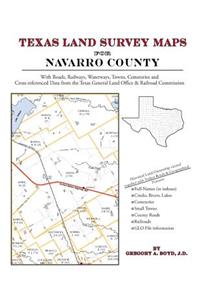 Texas Land Survey Maps for Navarro County