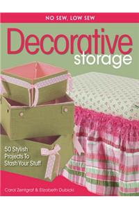No Sew, Low Sew Decorative Storage