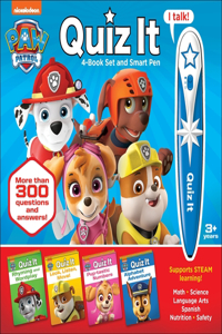 PAW Patrol - Quiz it 4-Book Set and Smart Pen