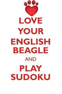 Love Your English Beagle and Play Sudoku English Beagle Sudoku Level 1 of 15