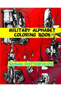 Military Alphabet Coloring Book