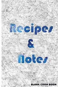 Blank Cookbook Recipes & Notes