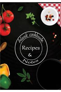 Blank cookbook