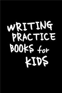 Writing Practice Books For Kids