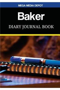 Baker Diary Journal Book