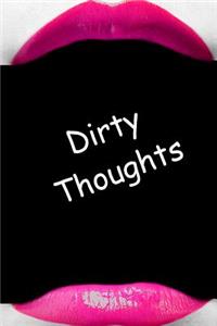 Dirty Thoughts Journal Hot Pink Lips