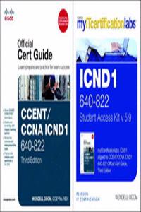 CCENT/CCNA ICND1 640-802 Official Cert Guide with MyITCertificationlab Bundle v5.9