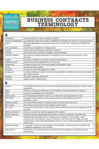 Business Contracts Terminology (Speedy Study Guide)