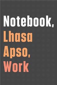 Notebook, Lhasa Apso, Work