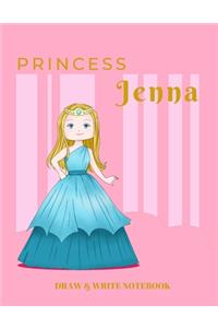 Princess Jenna Draw & Write Notebook