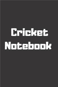 Cricket Notebook