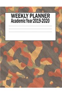 Weekly Planner Academic Year 2019 - 2020