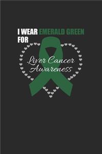 I Wear Emerald Green For Liver Cancer Awareness