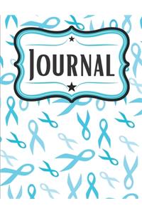 Turquoise Ribbon Practical Daily Journal: Daily Goal Setting & Reflections