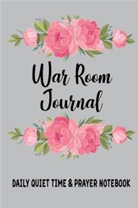 War Room Journal Daily Quiet Time And Prayer Notebook