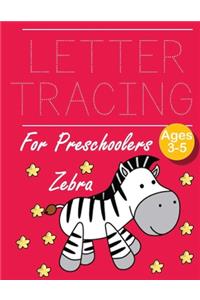 Letter Tracing for Preschoolers Zebra