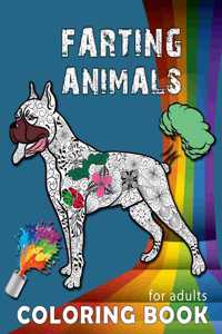 Farting Animals Coloring Book for Adults