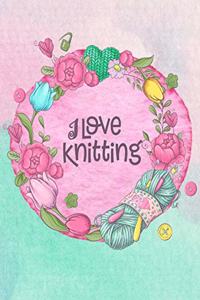 Knitting Graph Paper Notebook