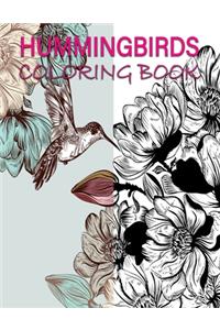 Hummingbirds Coloring Book