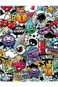 Graffiti Notebook College Ruled