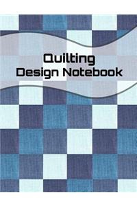 Quilting Design Notebook: Create Your Own Patterns, 1/4 Inch Grid Paper, 100 Pages, Large 8.5x11 Inches