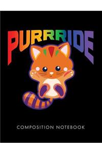 Purrride Composition Notebook