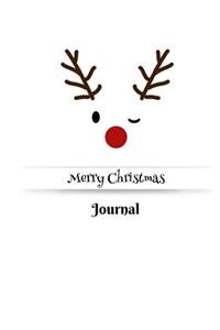 Merry Christmas Journal: 5.5x8.5 inch 120 Page Dot Grid Journal. This Notebook is Perfect for all your Bullet Lists, Holiday Planning, or just your Private Thoughts. It has 