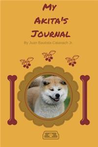 My Akita's Journal: Daily Journal for Keep Sake Memories of Your Akita Dog.