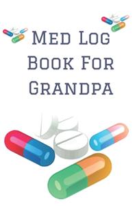 Med Log Book For Grandpa