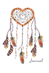 Dreamcatcher Oversized 8.5x11, 150 Page Lined Blank Journal Notebook