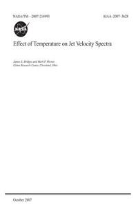 Effect of Temperature on Jet Velocity Spectra