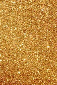 Glitter Notebook Gold
