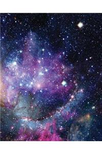 Pink, Purple and Blue Galaxy Notebook