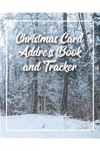 Christmas Card Address Book and Tracker