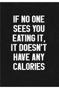 If No One Sees You Eating It, It Doesn't Have Any Calories