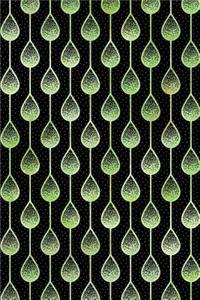 Bullet Journal Notebook Teardrops Pattern 4
