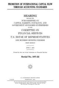 Promotion of international capital flow through accounting standards
