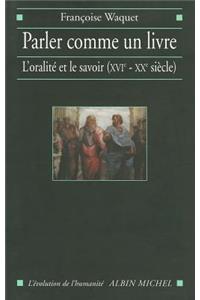 Parler Comme Un Livre