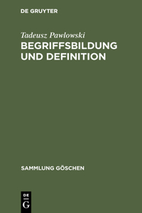 Begriffsbildung und Definition